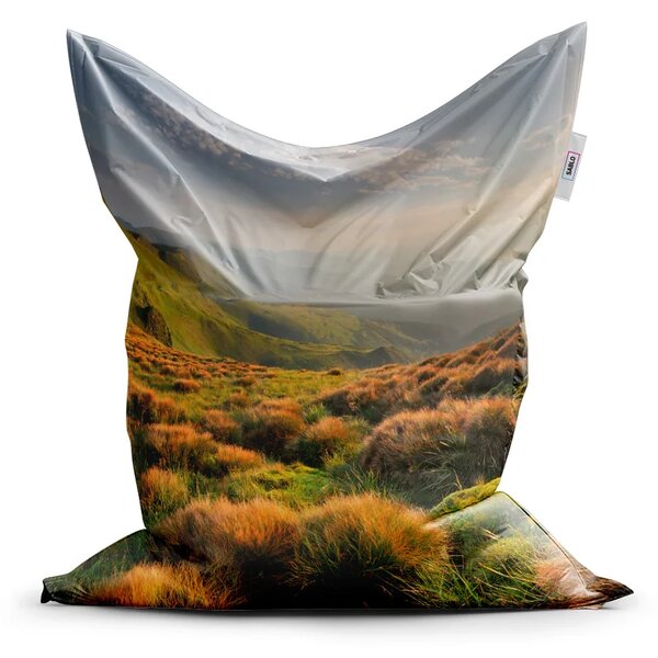 Sablio Sedací vak Classic Travnatá krajina - 150x100 cm
