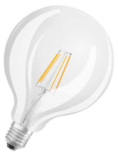 Čirá LED žárovka E27 7W STAR GLOBE, studená bílá