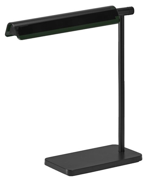 Černá stolní lampa s nabíjením 19W OFFICE ROOF, laditelná bílá