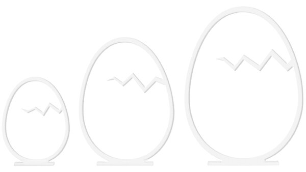 Felius Sada velikonočních vajíček - bílá FD113