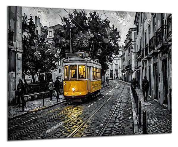 Obraz na plátně Lisabonská tramvaj , jednodílný 4417AX
