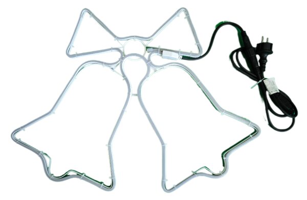Vánoční světelné zvonky PROFI, teplá bílá, 50cm