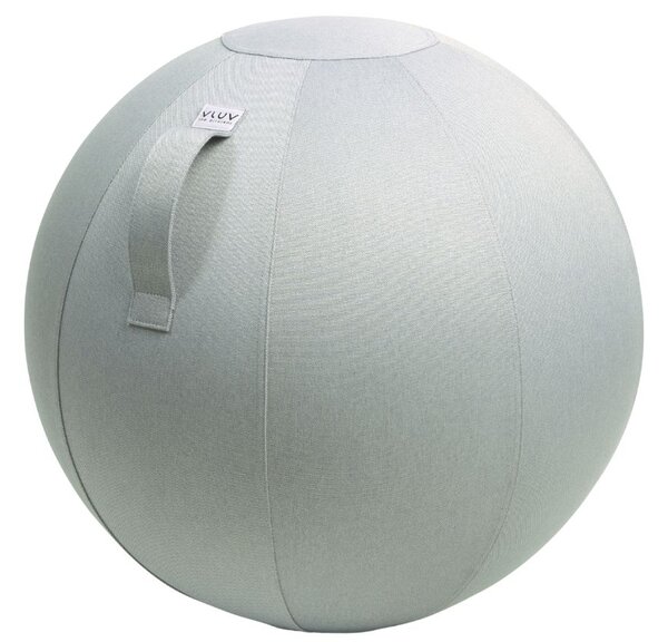 Stříbrný sedací / gymnastický míč VLUV LEIV Ø 65 cm