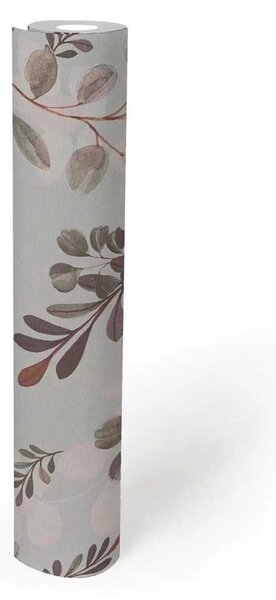 A.S. Création | Vliesová tapeta na zeď Anna d´Andrea 78221-2 | 0,53 x 10,05 m | šedá, fialová, hnědá
