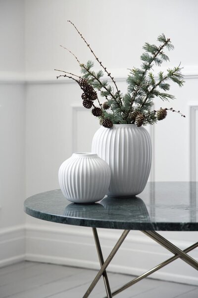 Kähler Design Váza Hammershøi White - 13 cm KD102