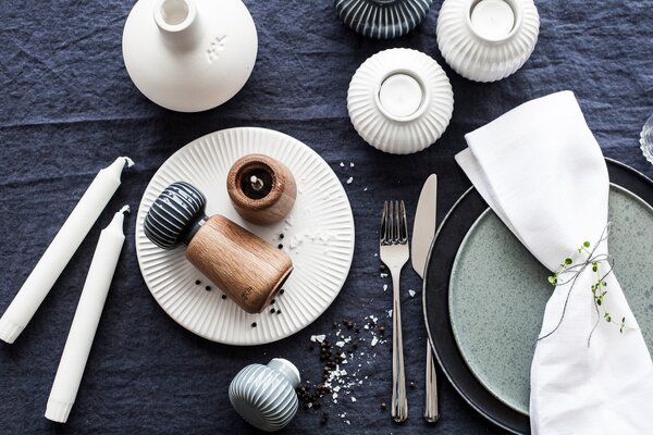 Kähler Design Dřevěný mlýnek Hammershøi Anthracite - S KD137