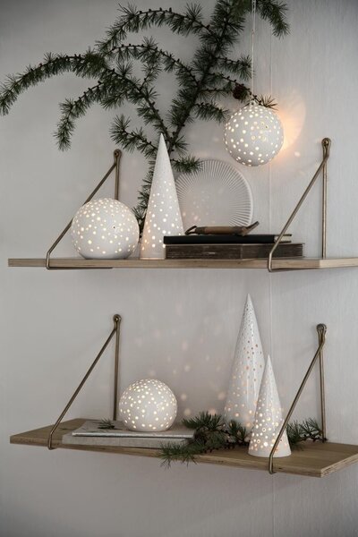 Kähler Design Svícen Nobili White - 30 cm KD134