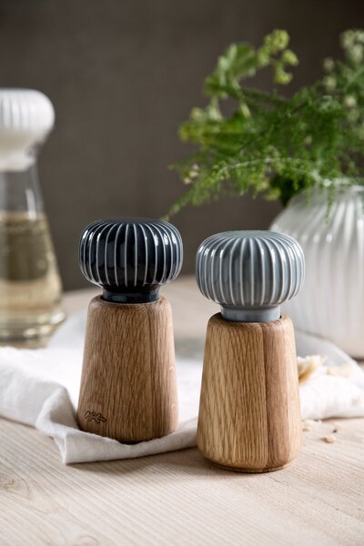 Kähler Design Dřevěný mlýnek Hammershøi Anthracite - S KD137