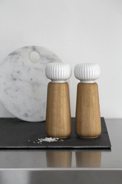 Kähler Design Dřevěný mlýnek Hammershøi White - M KD136