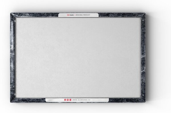 ALLboards METAL MB64_00099 Magnetická kovová tabule tmavý kámen 60x40 cm