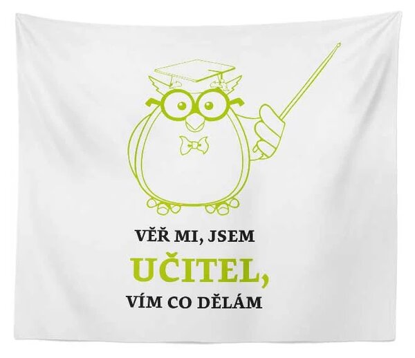 Sablio Deka Věř mi, jsem učitel vím co dělám: 150x120 cm