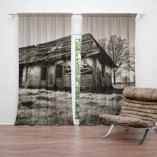 Sablio Závěs Starý dům: 2ks 140x250cm