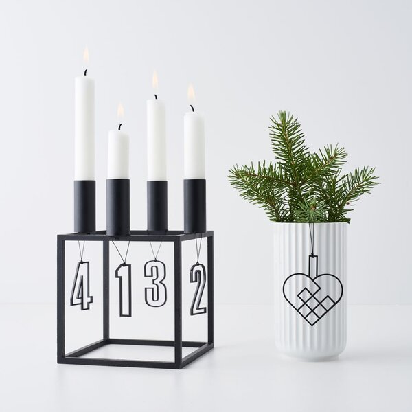 Felius Černá adventní čísla - vykrojená FD126