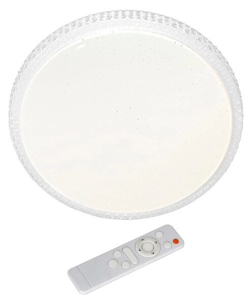 Stropní LED svítidlo Cruz, 1x LED 66w, 3000-6000k, w, s ovladačem