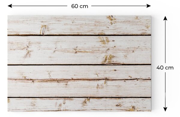 ALLboards METAL MB64_00104 Magnetická kovová tabule bílá prkna 60x40 cm