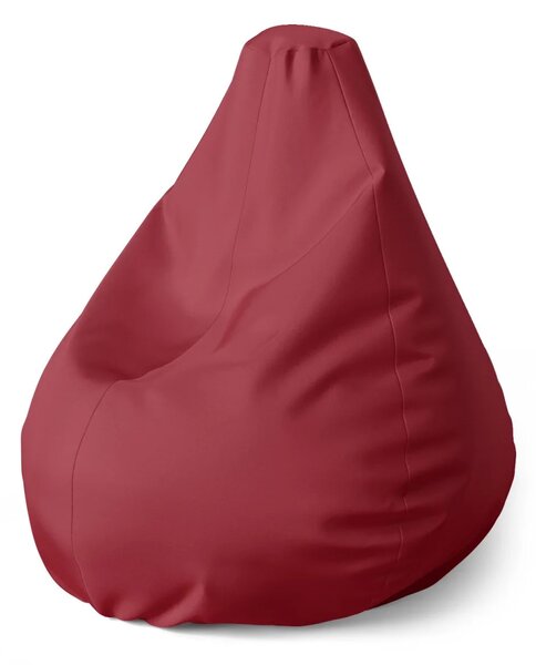 Sablio Sedací vak Pear Tmavě červená - 70 x 95 x 15 cm