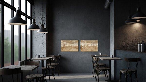 ALLboards METAL MB64_00105 Magnetická kovová tabule masivní dřevo 60x40 cm