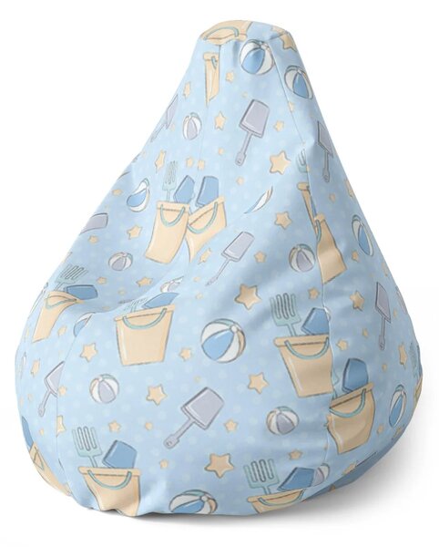 Sablio Sedací vak Pear Hračky na písek - 70 x 95 x 15 cm
