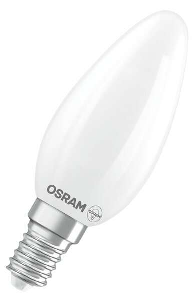 Svíčková LED stmívatelná žárovka E14 4,8 W CLASSIC B, teplá bílá OSRAM