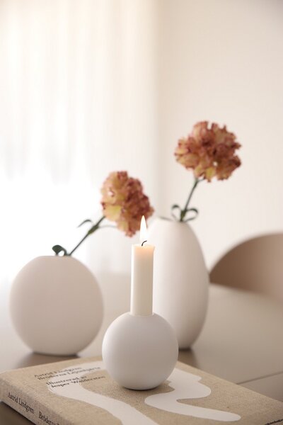 COOEE Design Váza Pastille White - 30 cm CED169