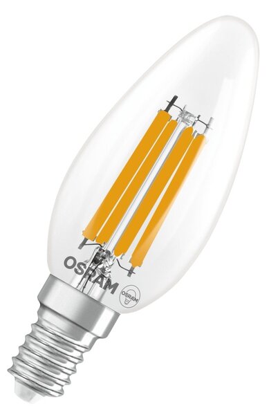 Stmívatelná LED žárovka E14 4,8 W CLASSIC B, studená bílá OSRAM
