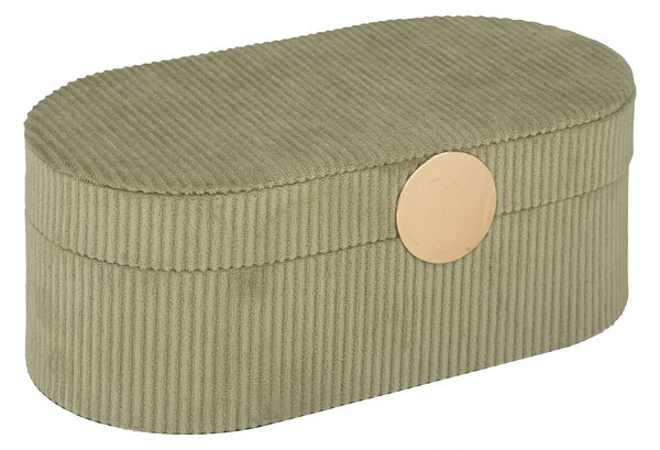 Šperkovnice Enya, 25,5x13x10 cm, zelená
