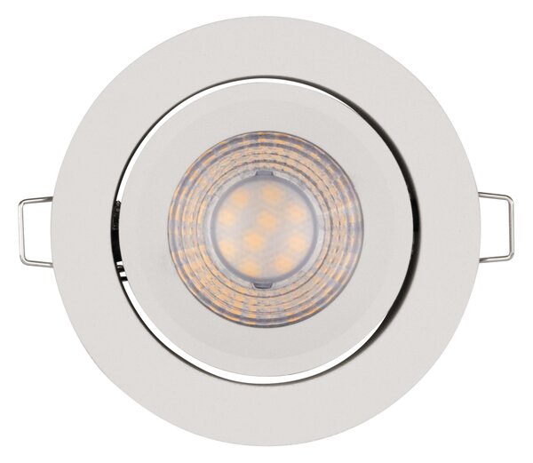 3 ks stmívatelné LED stropní bodovky 5W bílé, teplá bíla OSRAM