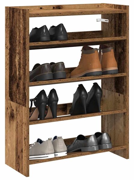 Botník old wood 60x25x81 kompozitní dřevo