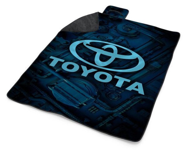 Sablio Plážová deka Logo Toyota Motor: 200x140 cm