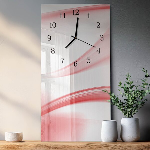 Skleněné hodiny vertikální Abstraktní umění zsppc-30x60-00170692