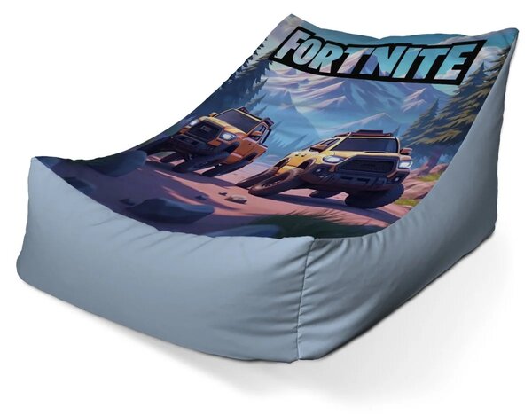 Sablio Sedací vak Lounge FORTNITE Off-road auta - 80 x 95 x 50 cm