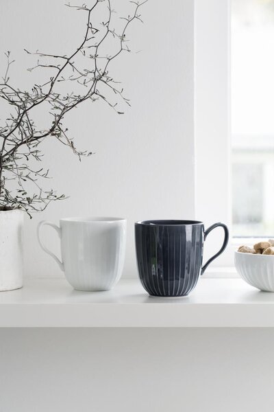 Kähler Design Hrnek Hammershøi Anthracite - 330 ml KD186