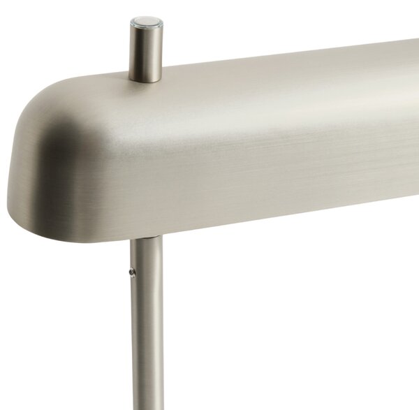 Kave Home Stříbrná stolní LED lampa Nelaia 40 cm
