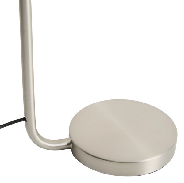 Kave Home Stříbrná stolní LED lampa Nelaia 40 cm