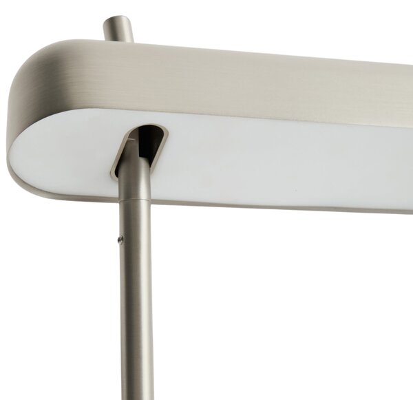 Kave Home Stříbrná stolní LED lampa Nelaia 40 cm