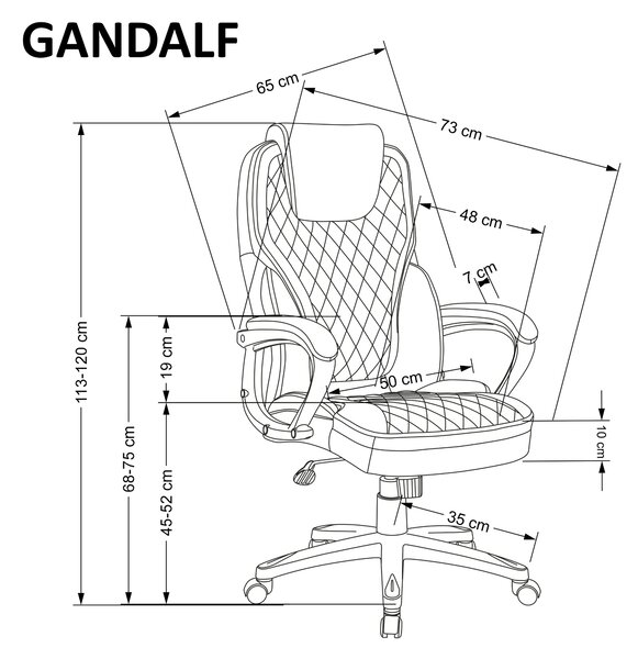 Kancelářská židle Gandy