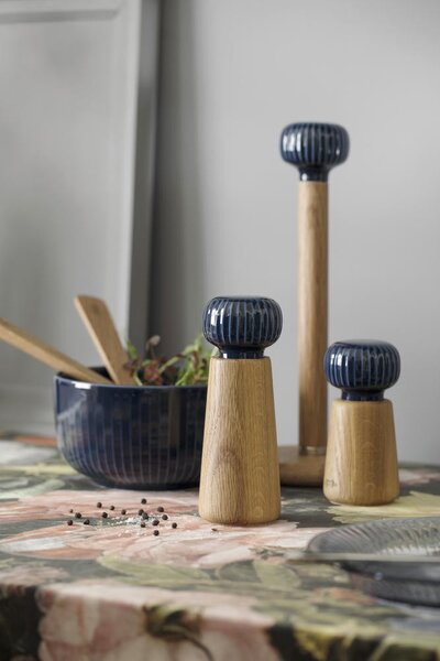 Kähler Design Dřevěný mlýnek Hammershøi Indigo - M KD208