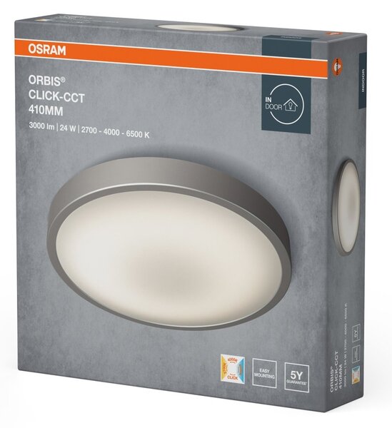 Stmívatelné LED stropní světlo ORBIS 410 24W s ovladáním OSRAM