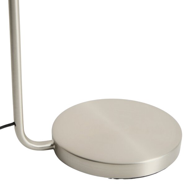 Kave Home Stříbrná stojací LED lampa Nelaia 150 cm