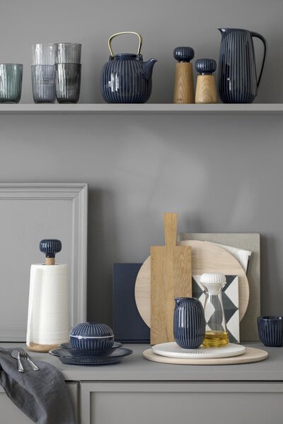 Kähler Design Dřevěný mlýnek Hammershøi Indigo - M KD208