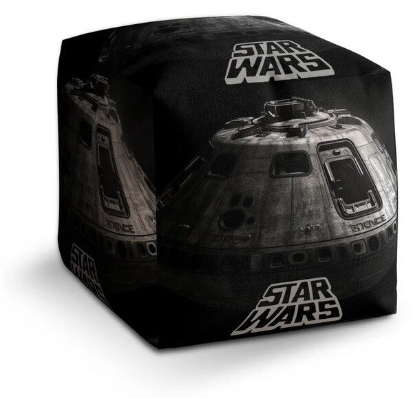 Sablio Taburet Cube Star Wars Vesmírná loď - 40x40x40 cm