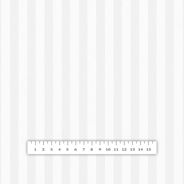Biante Damaškový povlak na polštář s lemem Atlas Gradl DM-010 Bílý - proužky 1 cm 30 x 50 cm