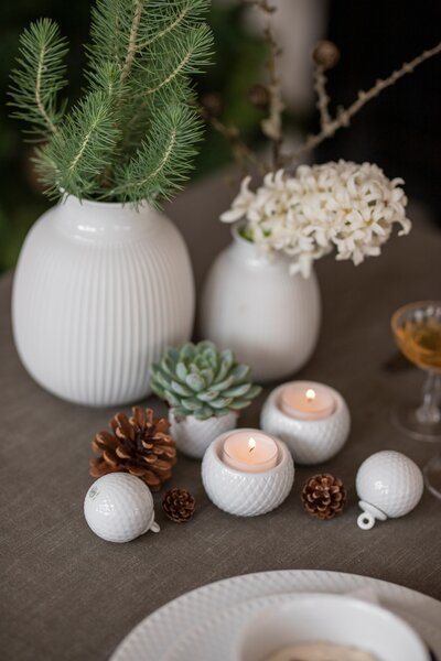 Lyngby Porcelæn Sada svícnů Rhombe Tea Light LP134