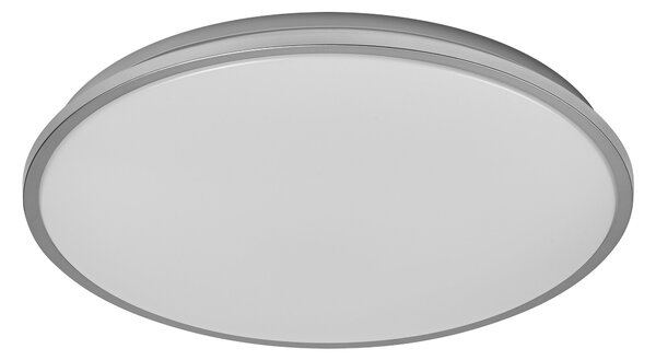 Stříbrné stropní svítidlo ORBIS DUBLIN 390 mm, teplá bílá OSRAM