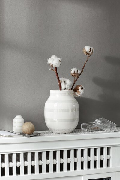 Kähler Design Váza Omaggio Pearl - 21 cm KD242