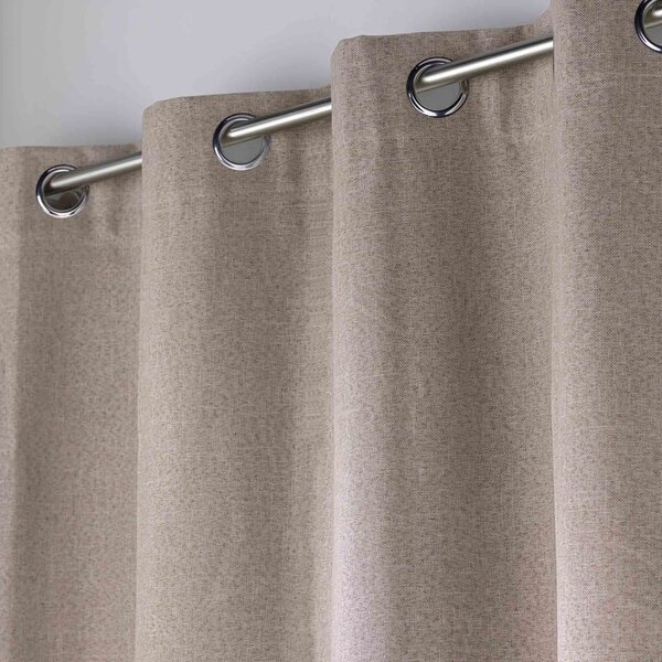 Hnědý zatemňovací závěs 140x180 cm Crepuscule – douceur d'intérieur