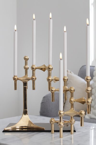 Svícen STOFF Nagel Brass - 3 ks SN112
