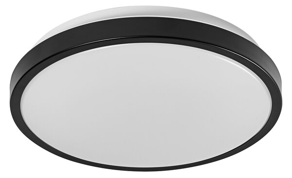 LED stropní svítidlo černé 16 W LONDON 280 mm, telá bílá OSRAM