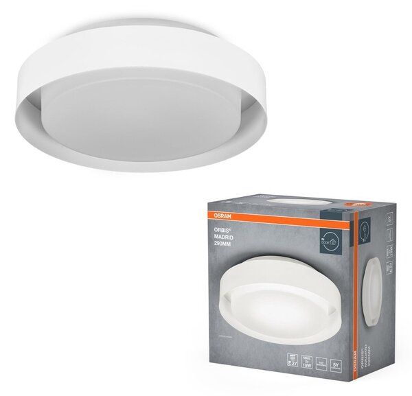 LED stropní svítidlo bílé E27 ORBIS MADRID 290 mm OSRAM