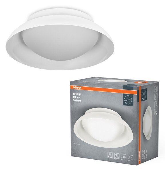 LED stropní svítidlo bílé E27 ORBIS MILAN 305mm OSRAM